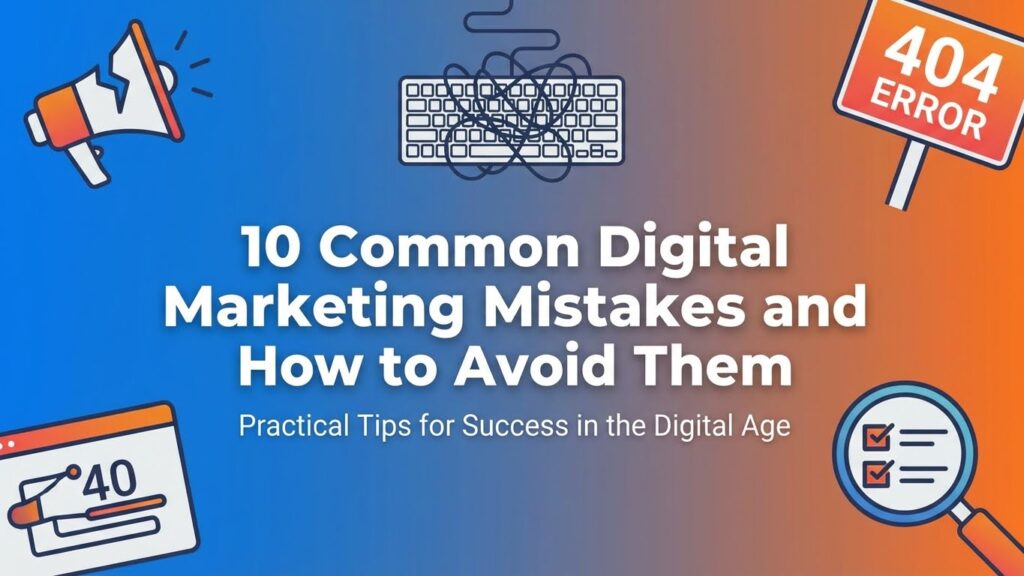 10 common digital marketing mistakes to avoid in 2026